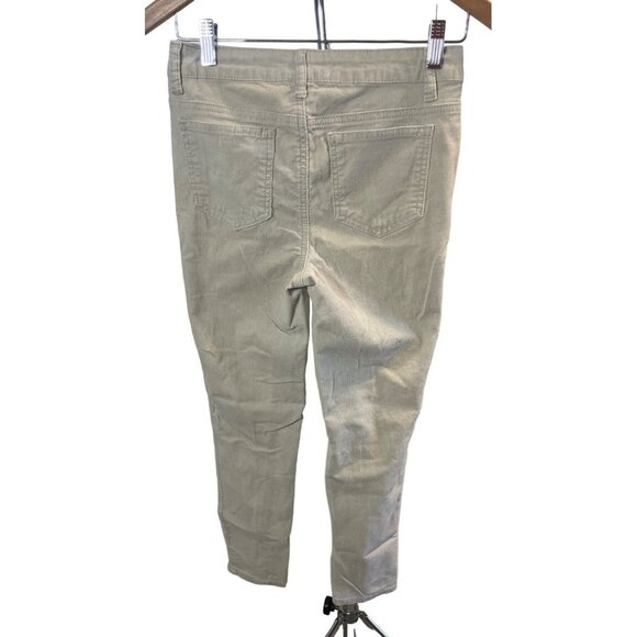 Needle and Cloth Tan Cream Skinny Ankle Corduroy Pants Sz 4P - Picture 2 of 7